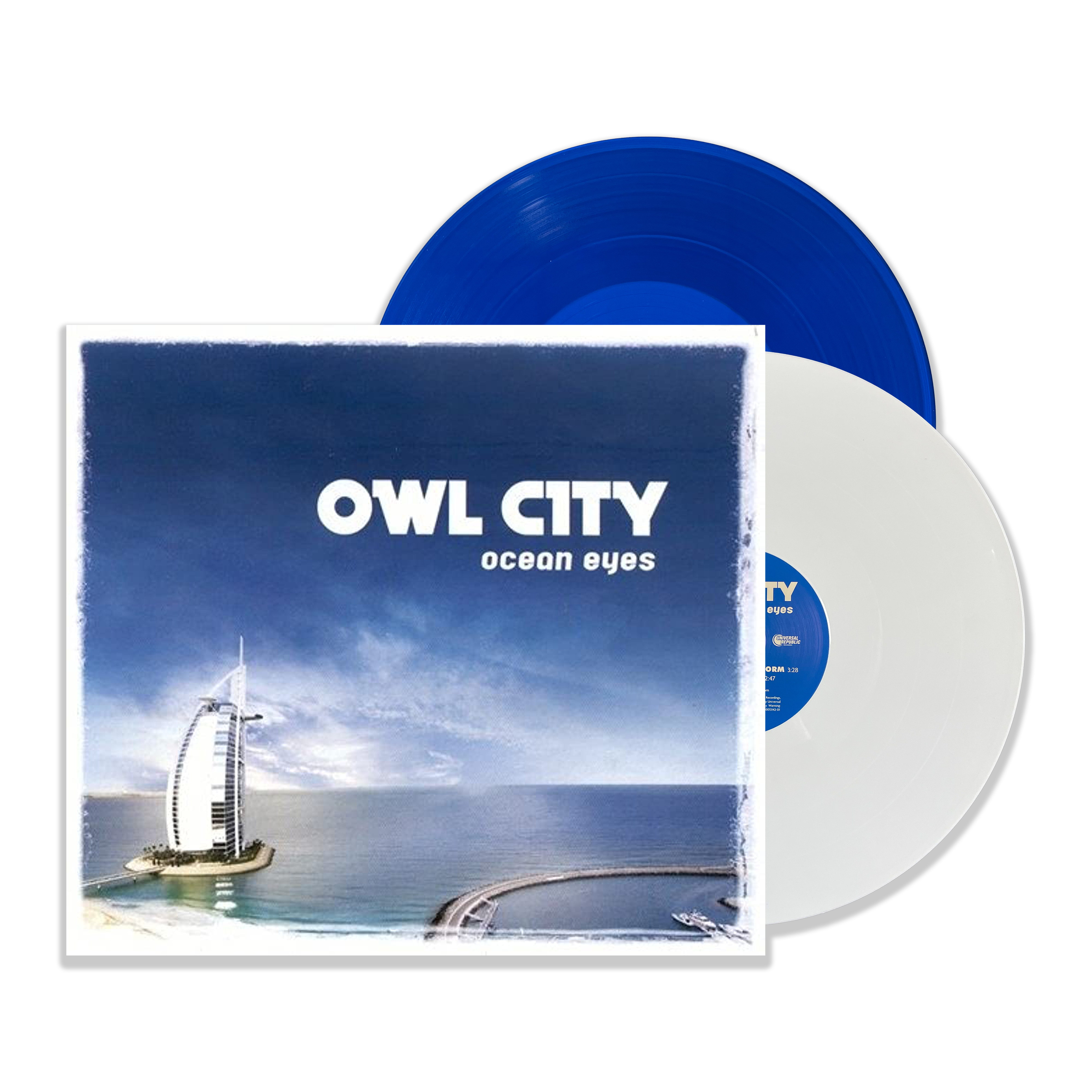 Ocean Eyes Double LP - White & Transparent Blue – Owl City Ocean Eyes Double LP - White & Transparent Blue – Owl City