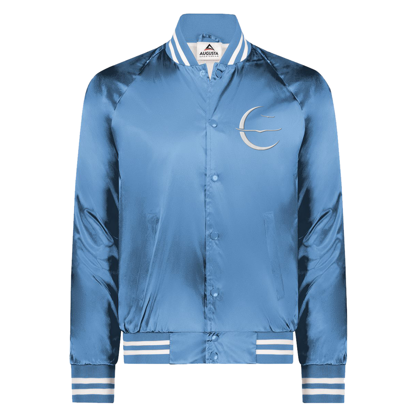 Embroidered Emblem Bomber Jacket