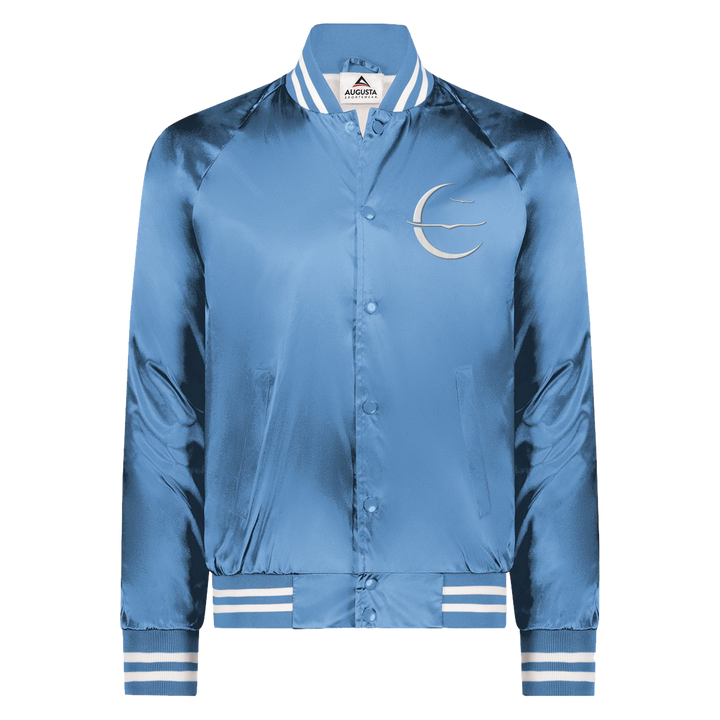 Embroidered Emblem Bomber Jacket