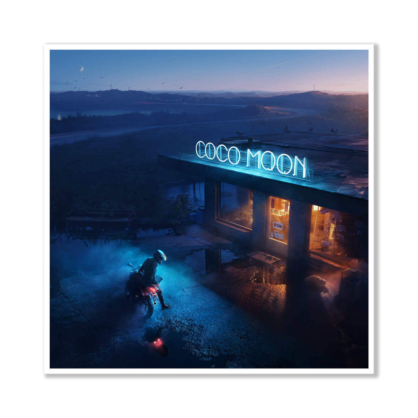 Coco Moon Album Cover Sticker